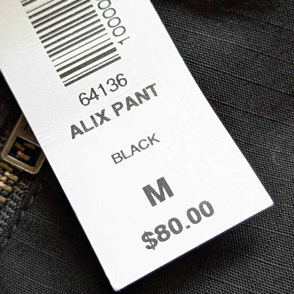Aritzia‎ TNA Alix Jogger Pants | Black Sz M NWT | Relaxed Utility Street Style - Picture 6 of 9